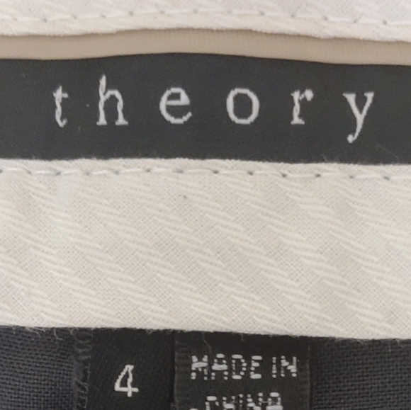 Theory dark gray boot cut dress pants size 4 inseam 35! - Picture 4 of 7